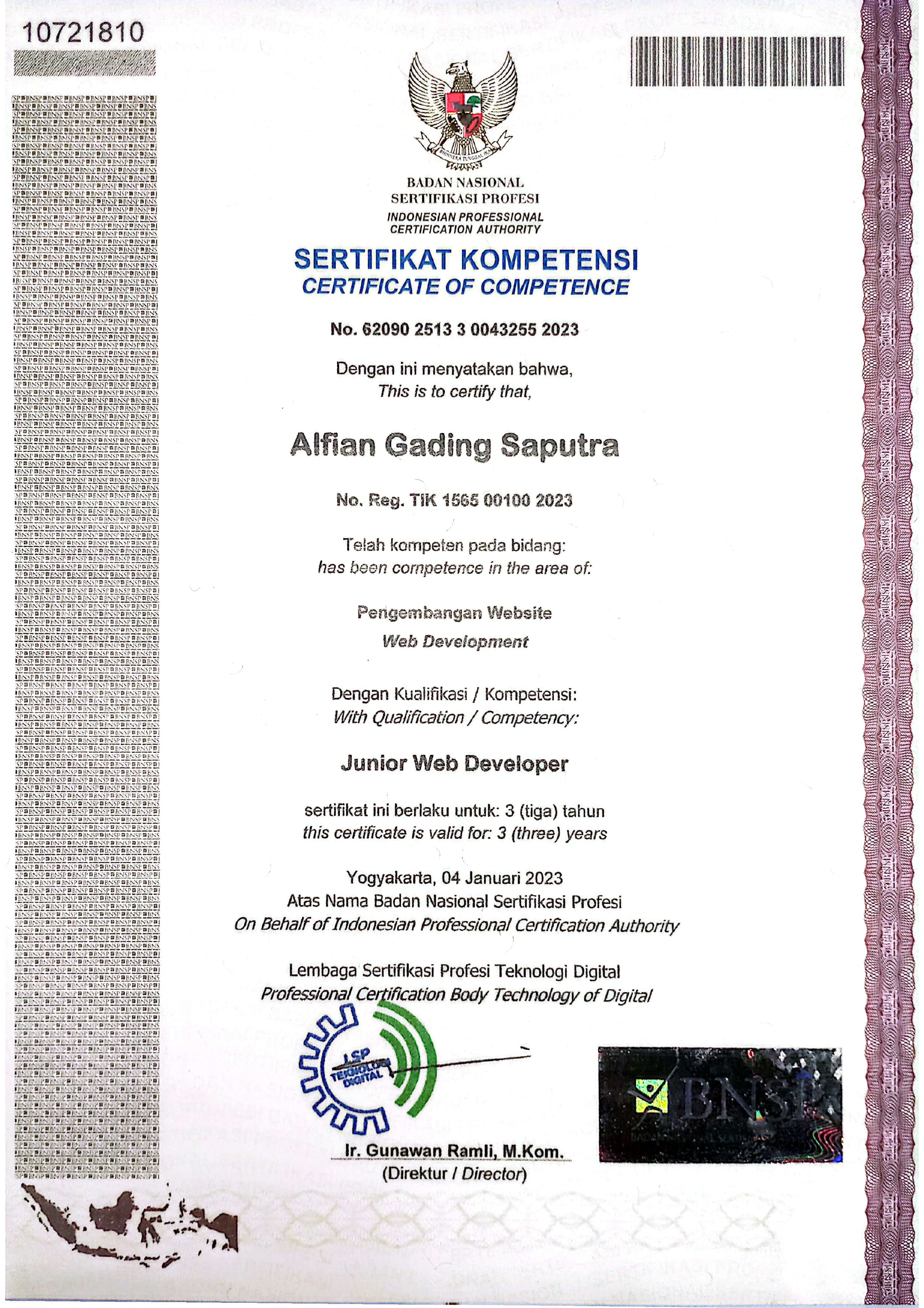 Junior Web Developer