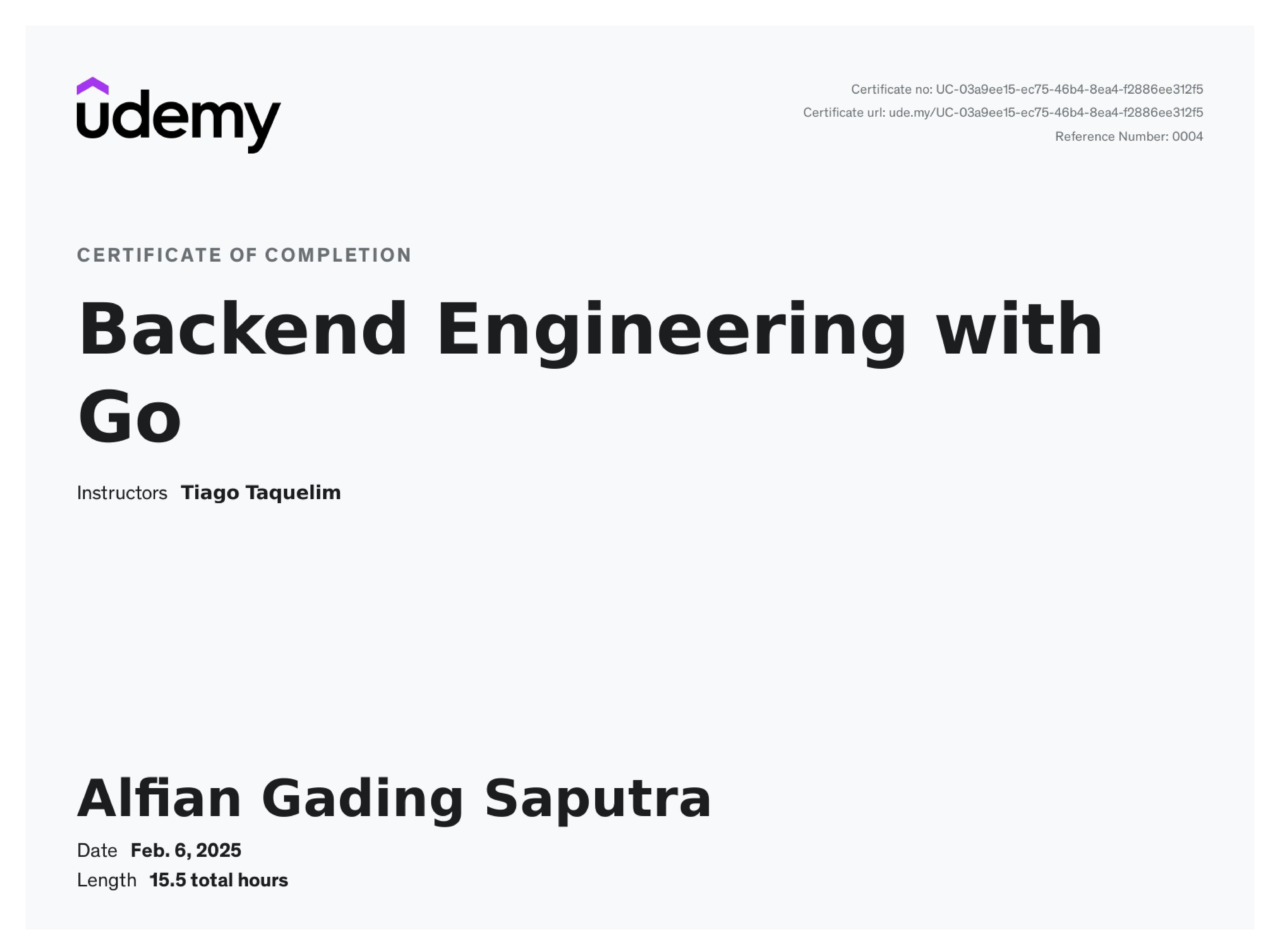 Udemy - Golang